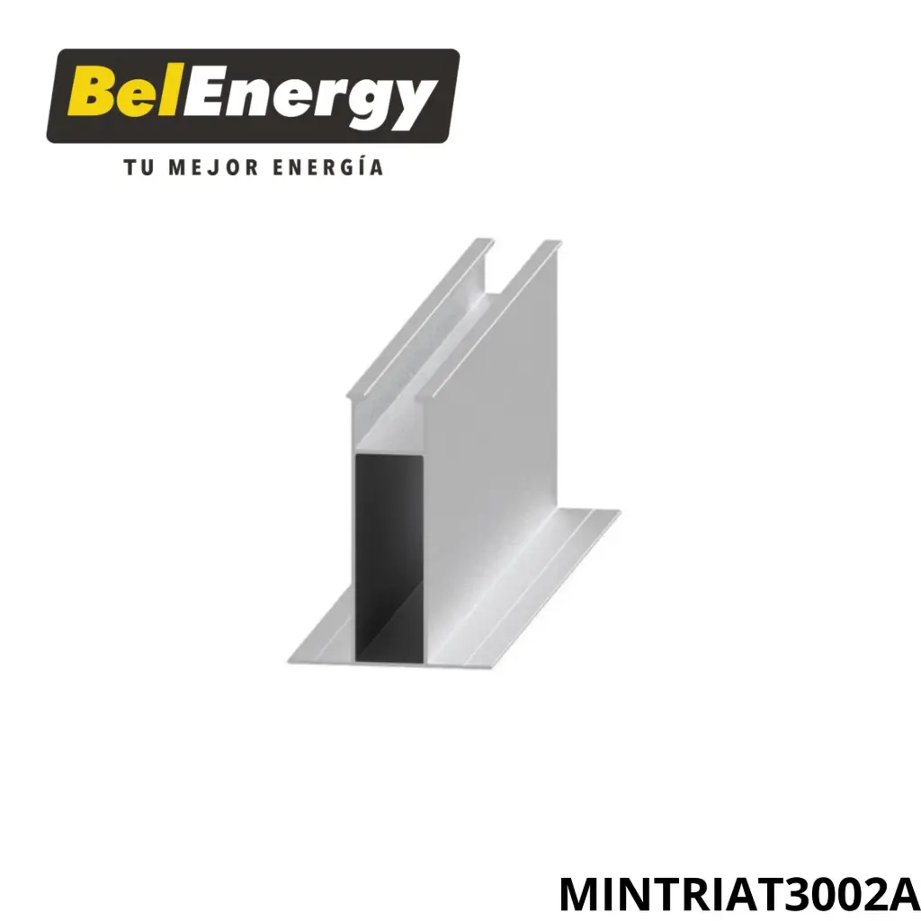 MINI BANDEJA METÁLICA DE CARRIL ALTO PARA MICROINVERSOR 300MM - (EL KIT INCLUYE 2 PIEZAS)