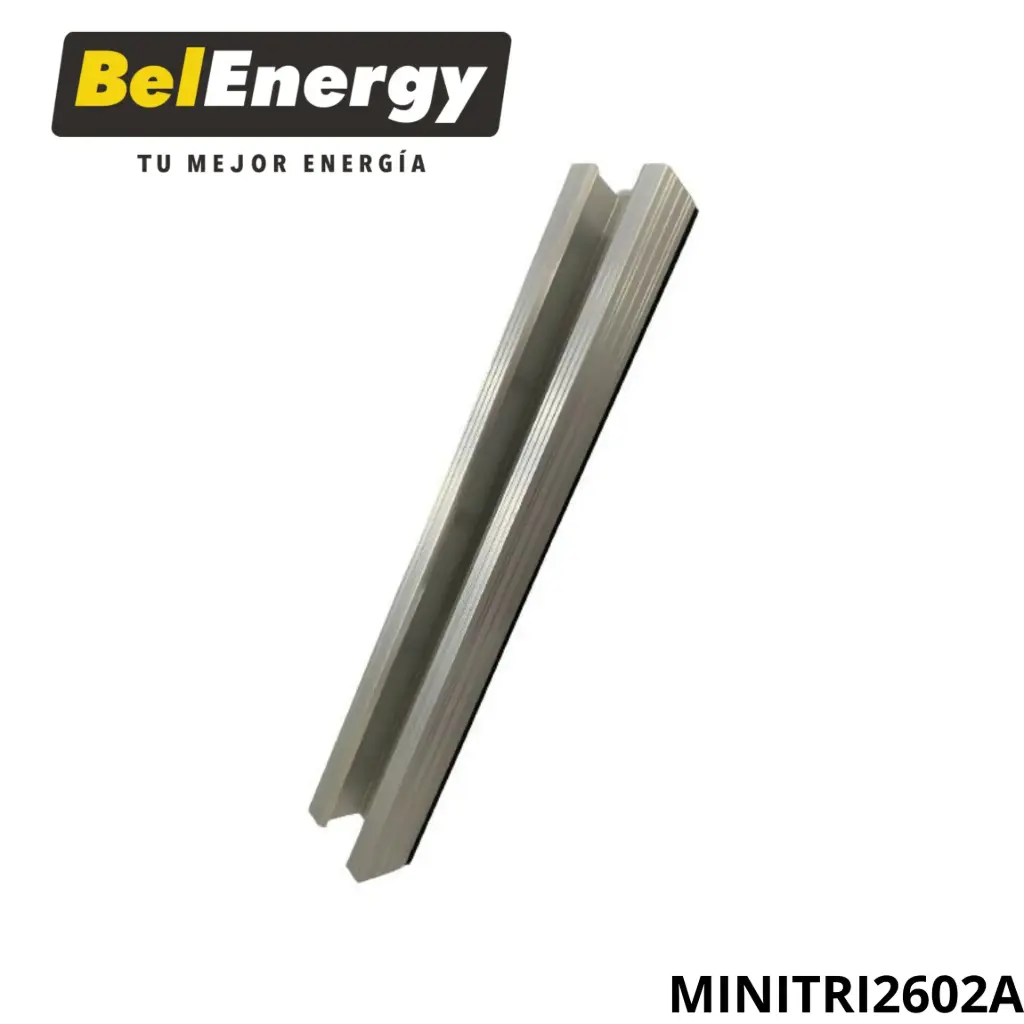 [MINITRI2602A] MINI RIEL METÁLICO PARA TECHO 260MM - (EL KIT INCLUYE 2 PIEZAS)